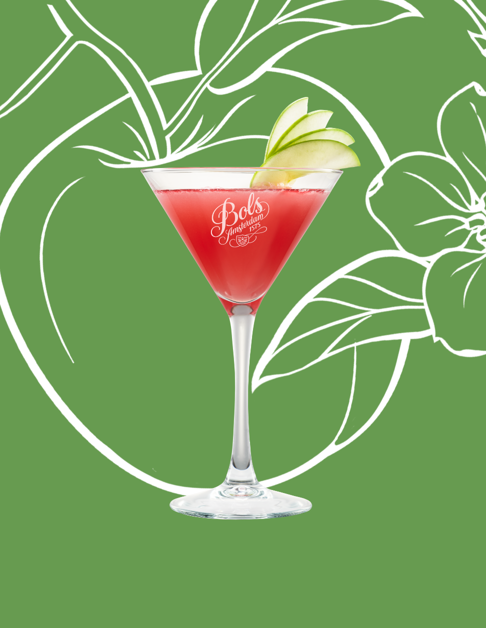 Adam's Apple Cocktail Recipe with Bols Sour Apple and Genever 21 Products