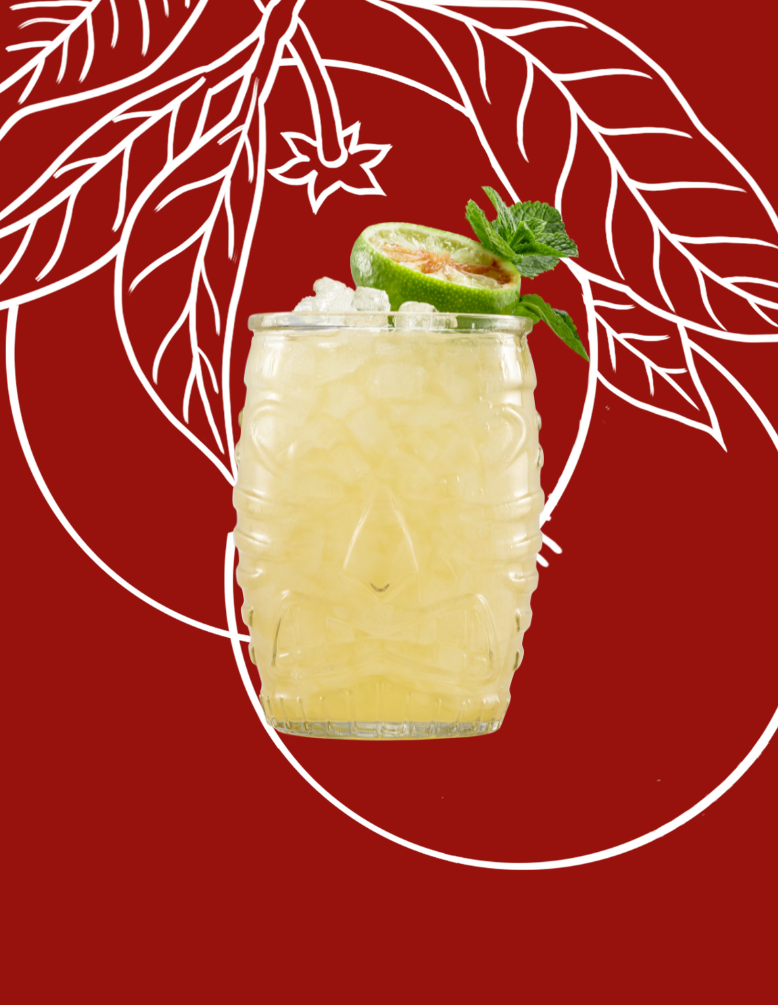 Aged Mai Tai Cocktail Recipe with Bols Dry Orange and Barrel Aged Genever Products