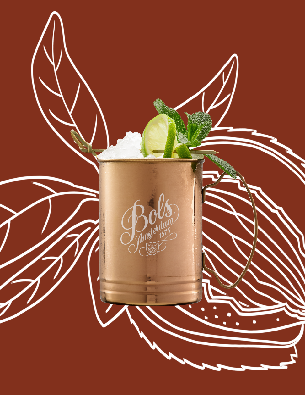 Amaretto Mule Cocktail Recipe with Bols Amaretto Products