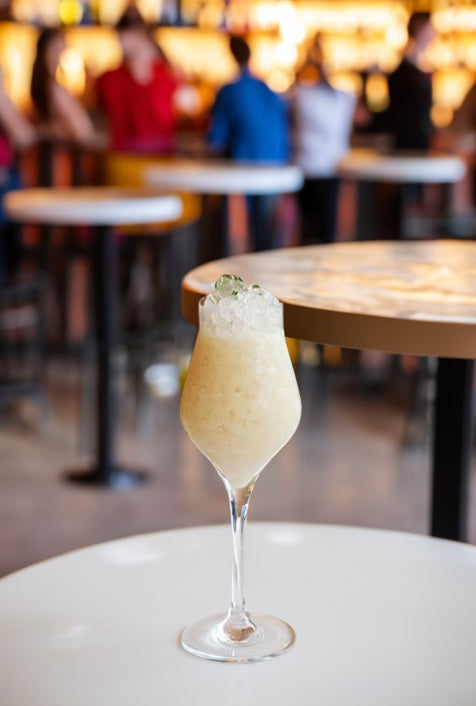 Banana Colada Cocktail Recipe with Bols Banana and Coconut Products