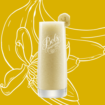 Banana Colada Cocktail Recipe with Bols Banana and Coconut Products