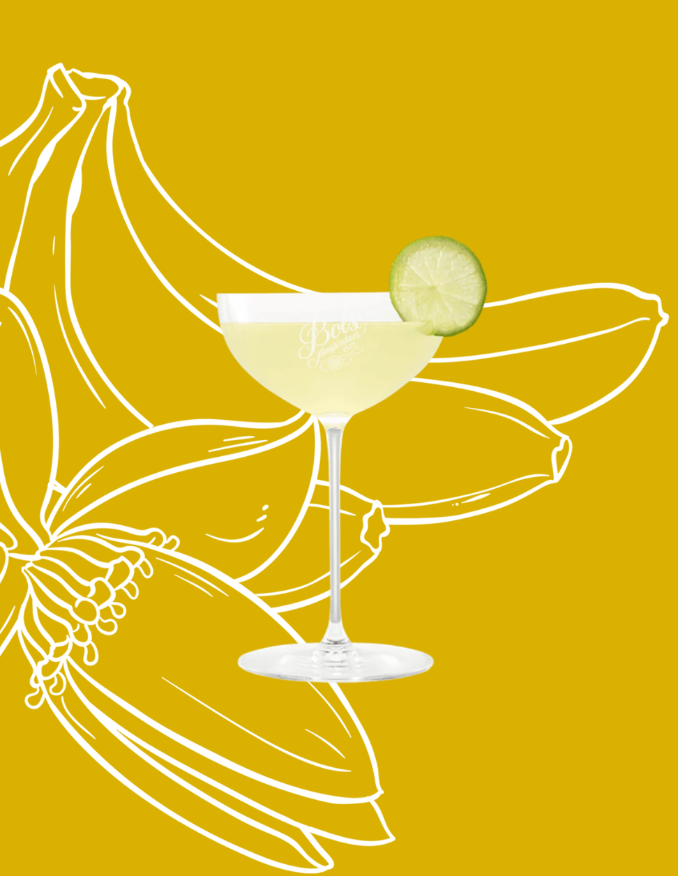 Banana Daiquiri Cocktail Recipe with Bols Banana Products