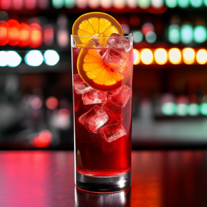 Berry Devil Cocktail Recipe with Bols Blueberry Products