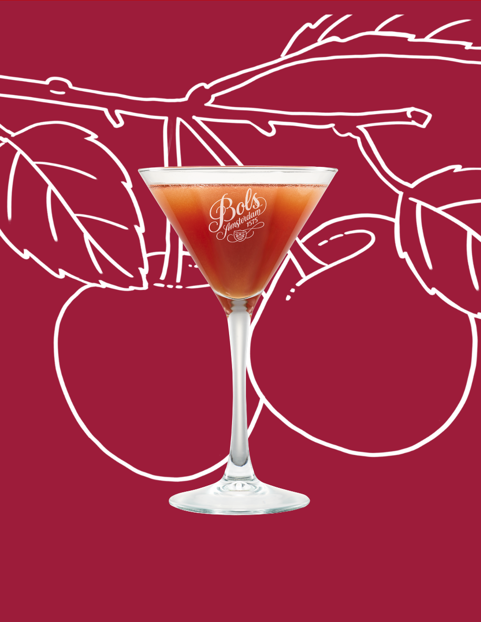 Blood and Sand Cocktail Recipe with Bols Cherry Brandy Products