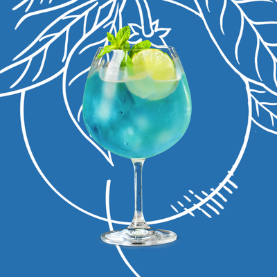 Blue Curacao Spritz Cocktail Recipe with Bols Blue Curacao Products