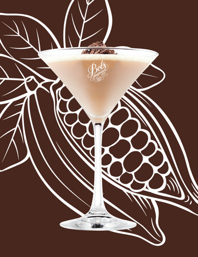 Brandy Alexander Cocktail Recipe with Bols Cacao Brown Products