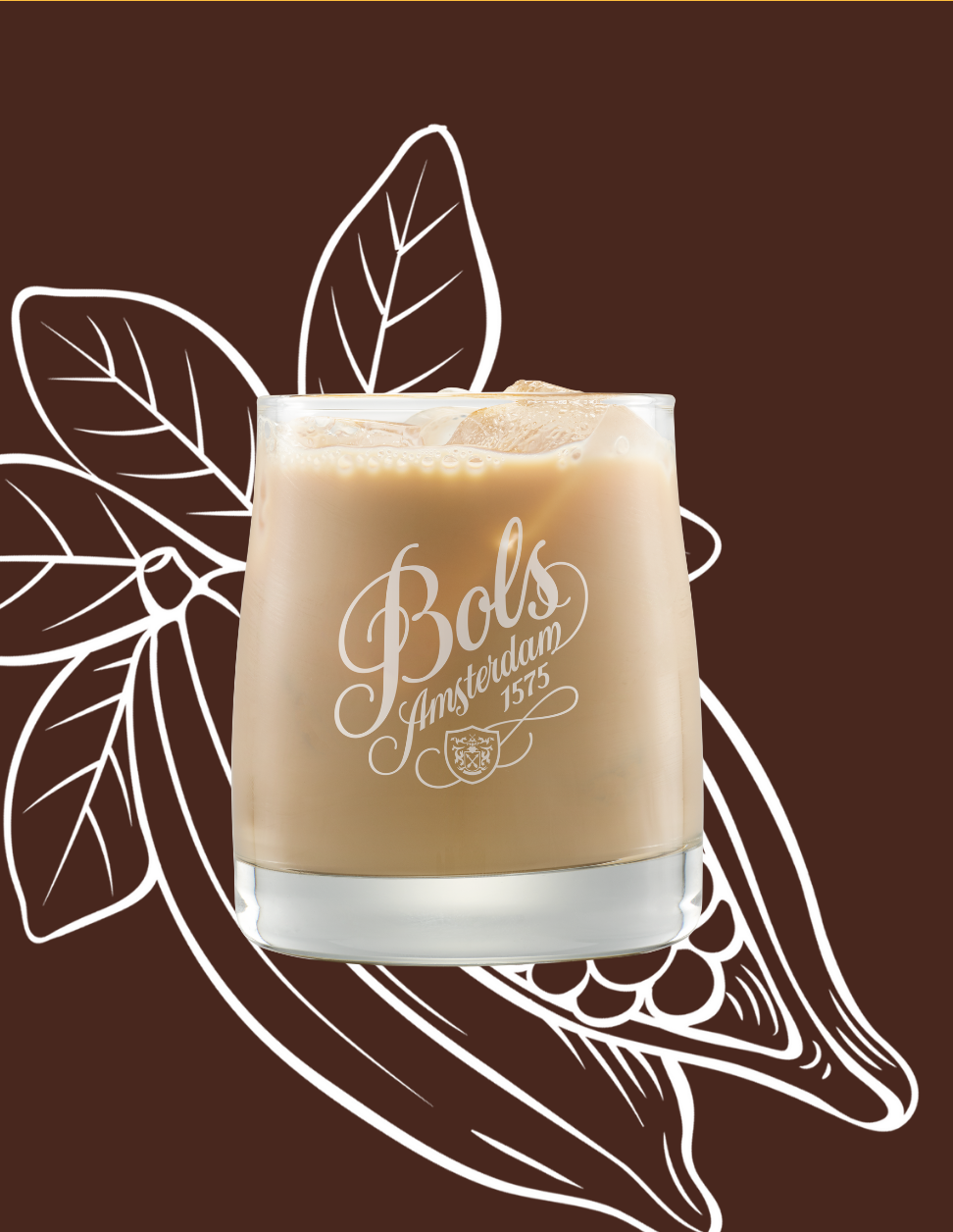 Brown Cream Easy Mix Cocktail Recipe with Bols Brown Cram and Amaretto Products