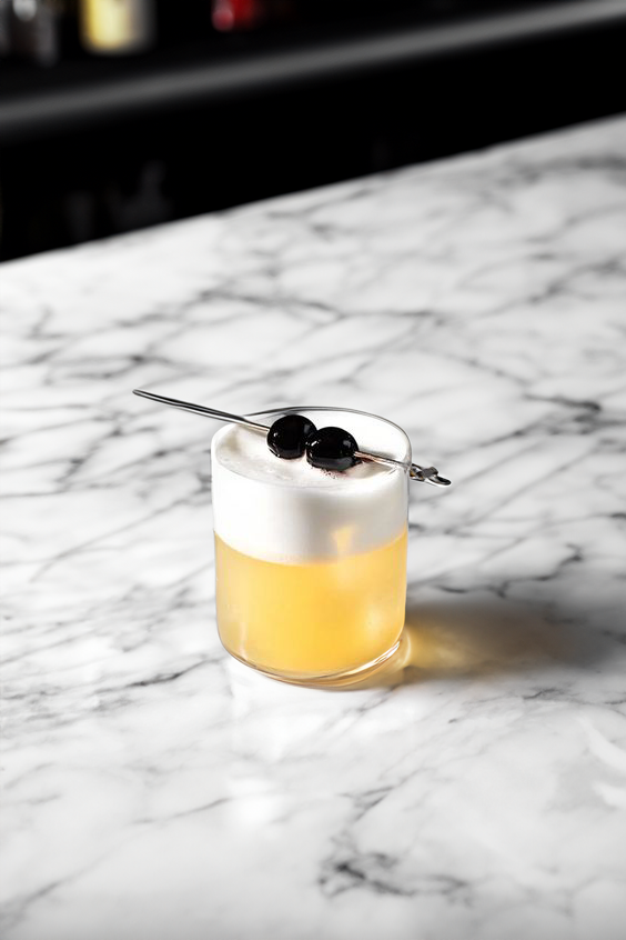 Butterscotch Sour Cocktail Recipe with Bols Butterscotch Products