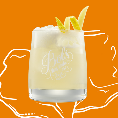 Butterscotch Sour Cocktail Recipe with Bols Butterscotch Products