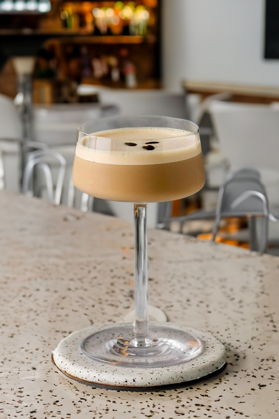 Cappuccino Martini Cocktail Recipe with Bols Brown Cream and Vodka Products