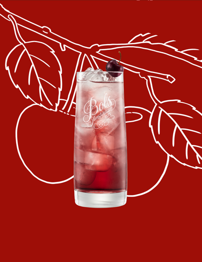 Cherry Easy Mix Cocktail Recipe with Bols Cherry Brandy Products