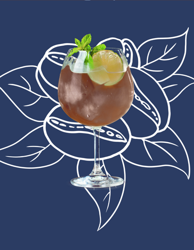 Coffee Spritz Cocktail Recipe with Bols Coffee Products