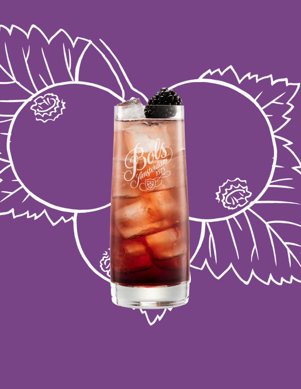 Crème de Cassis Easy Mix Cocktail Recipe with Bols Crème de Cassis Products