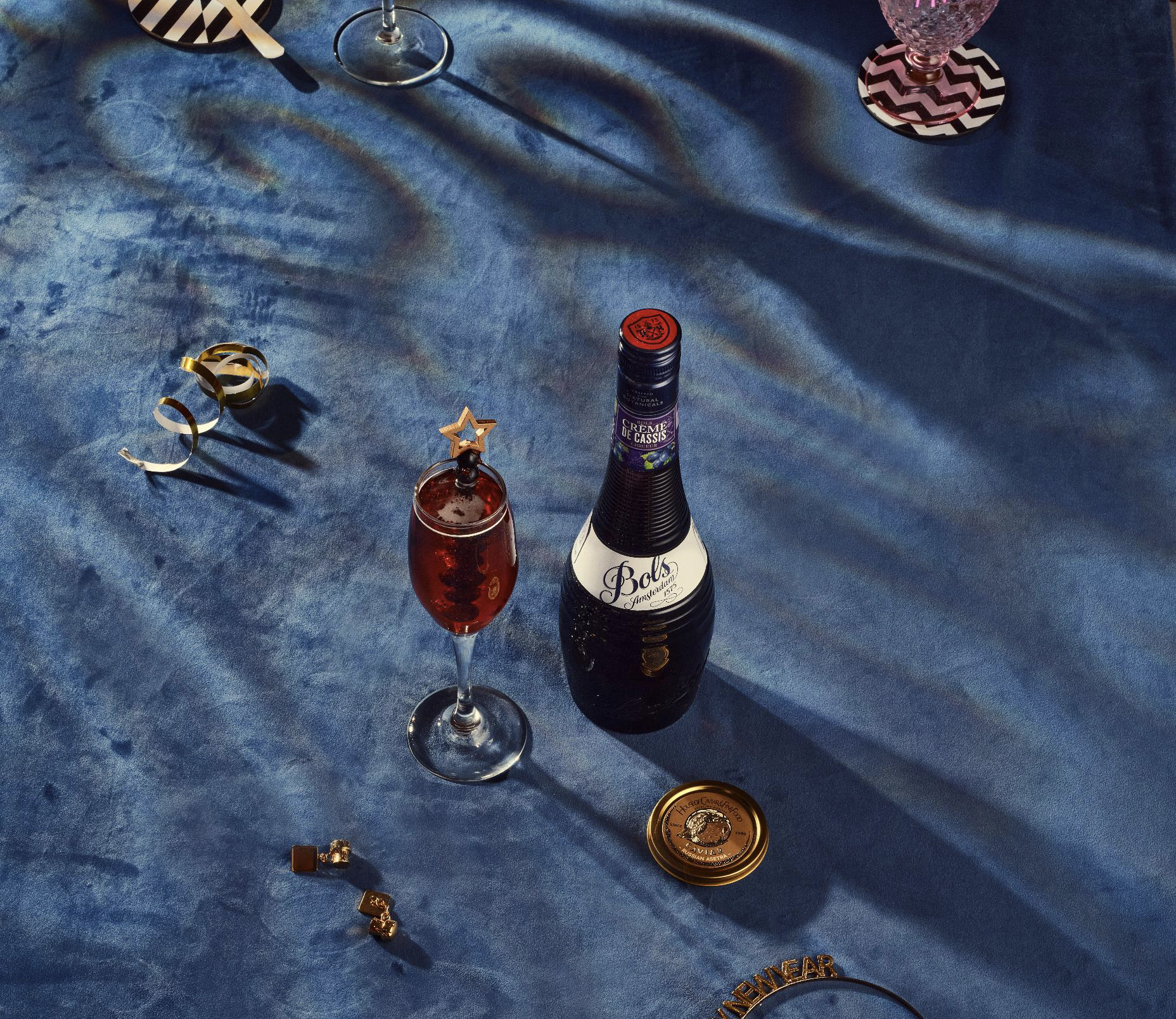 Crème de Cassis Spritz Cocktail Recipe with Bols Crème de Cassis Products