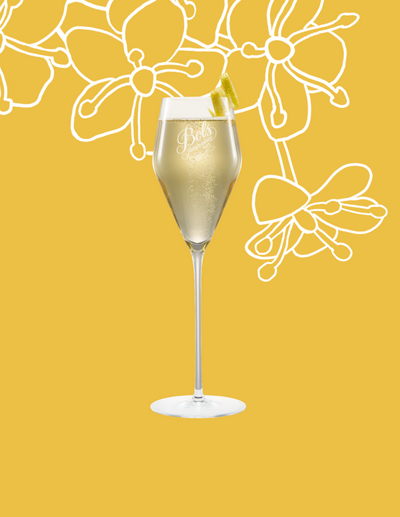 Elderflower Royale Cocktail Recipe with Bols Elderflower Products