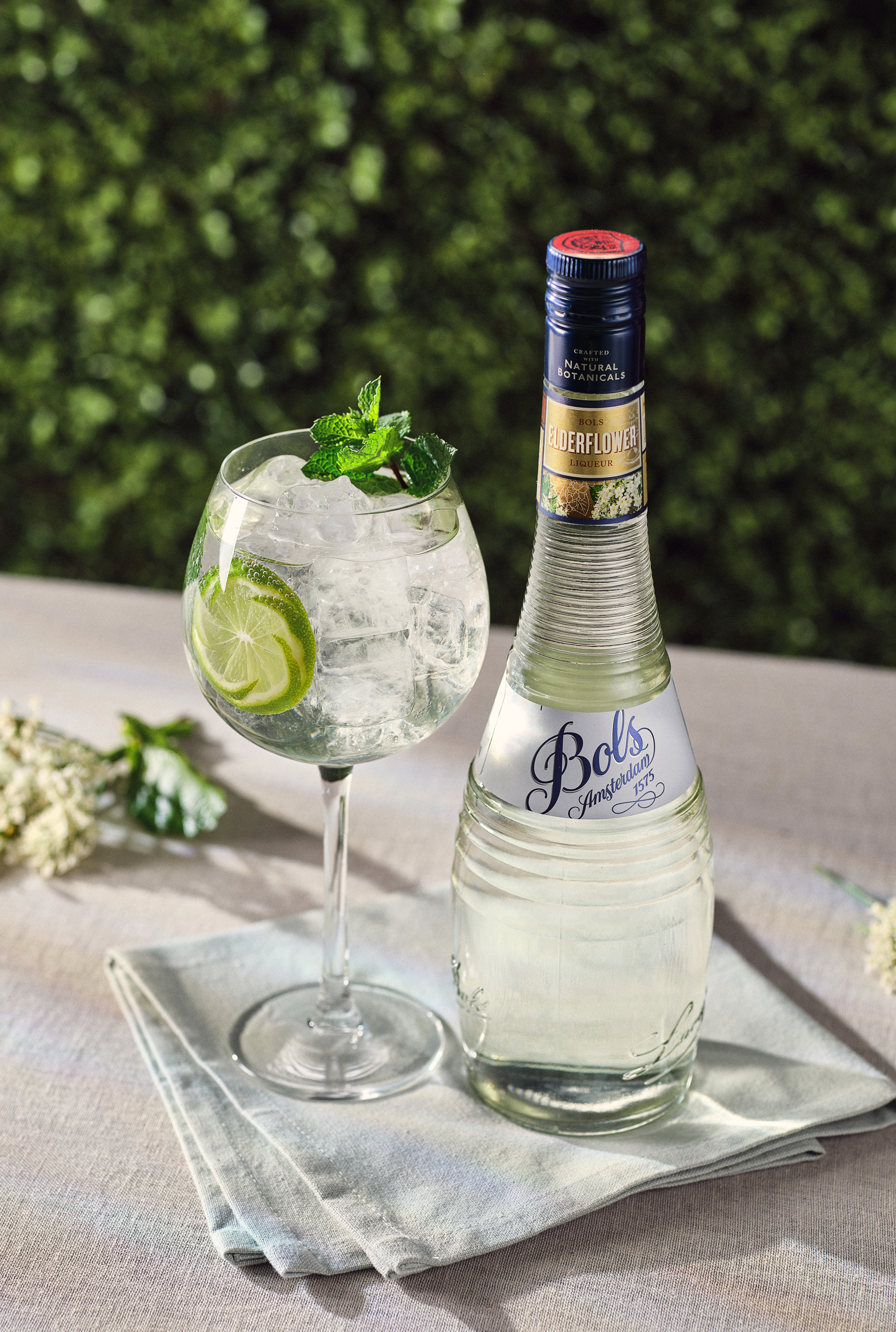 Elderflower Spritz Cocktail Recipe with Bols Elderflower Products