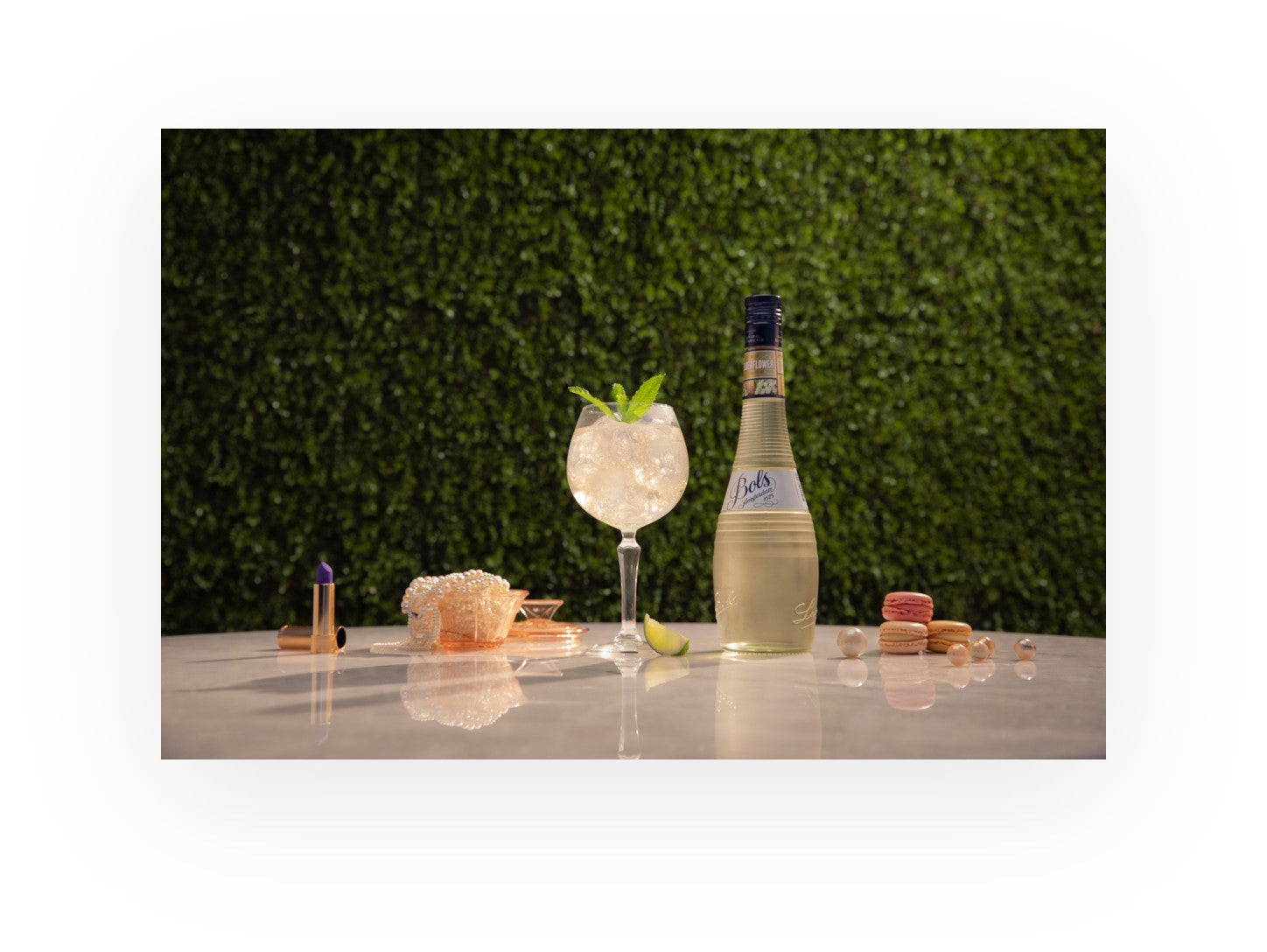 Elderflower Spritz Cocktail Recipe with Bols Elderflower Products