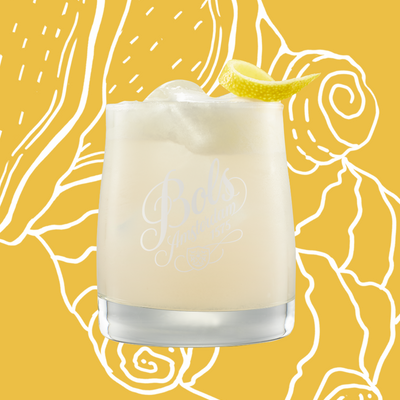 Ginger Sour Cocktail Recipe with Bols Ginger Products
