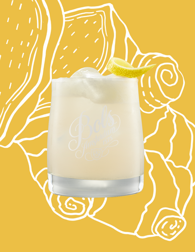 Ginger Sour Cocktail Recipe with Bols Ginger Products