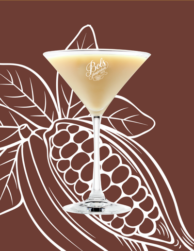 Golden Cadillac Cocktail Recipe with Bols Cacao White Products