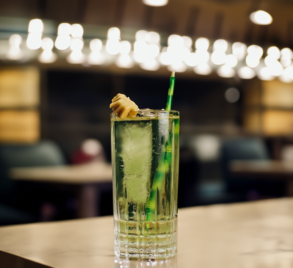 Green Banana Collins Cocktail Recipe with Bols Green Banana and Genever 21 Products