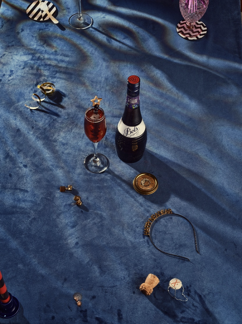Kir Royale Cocktail Recipe with Bols Crème de Cassis Products