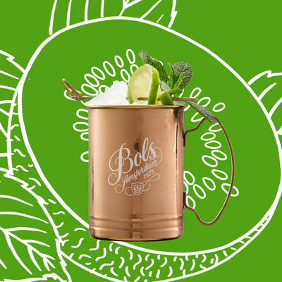 Kiwi Mule Cocktail Recipe with Bols Kiwi Products
