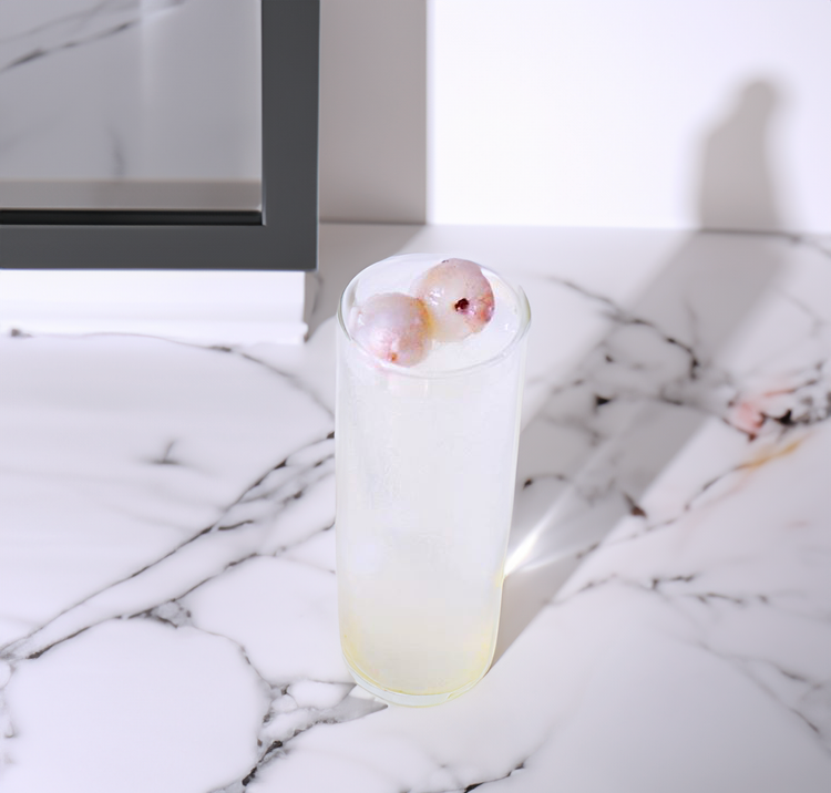 Lychee Rickey Cocktail Recipe with Bols Lychee Products