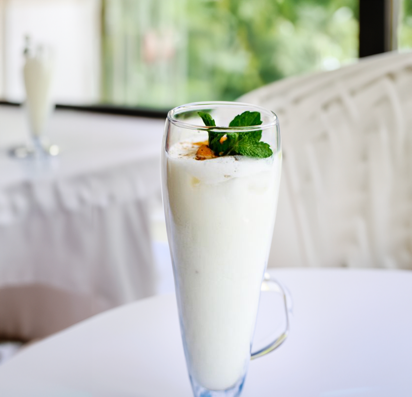 Mango Lassi Cocktail Recipe with Bols Mango and Natural Yoghurt Products