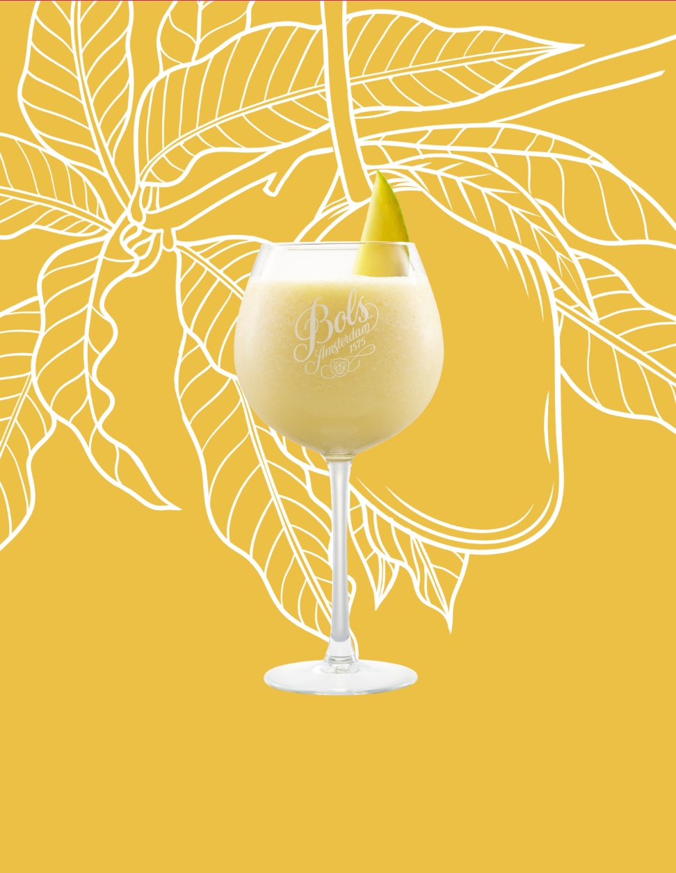 Mango Lassi Cocktail Recipe with Bols Mango and Natural Yoghurt Products