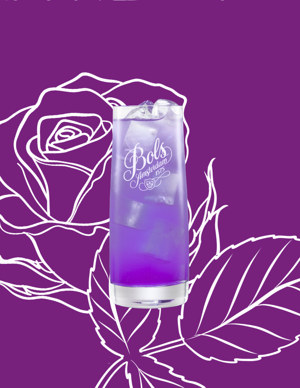 Parfait Amour Tonic Cocktail Recipe with Bols Parfait Amour Products