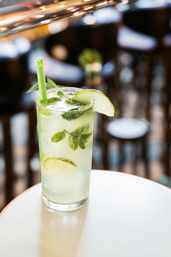 Peppermint Mojito Cocktail Recipe with Bols Peppermint Green Products