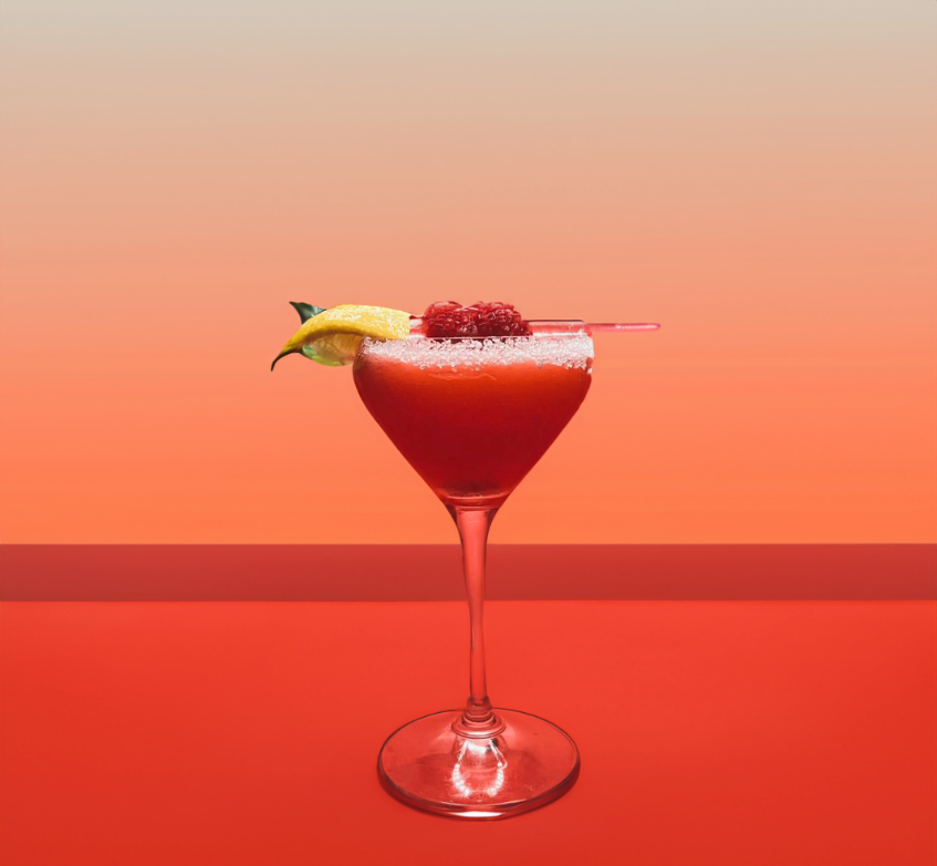 Raspberry Martini Cocktail Recipe with Bols Raspberry and Vodka Products