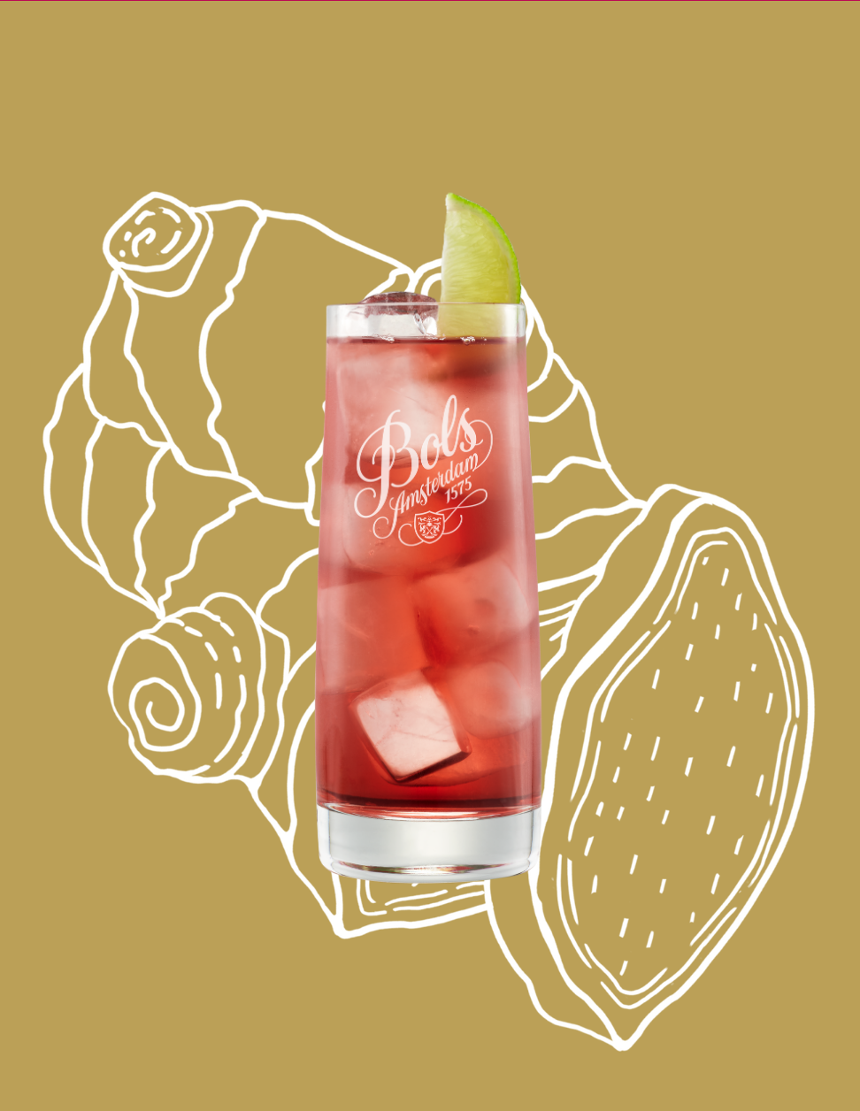 Red Headed Ginger Cocktail Recipe with Bols Ginger and Genever 21 Products