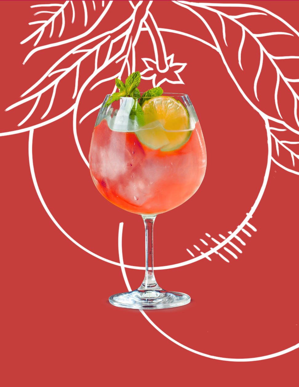Red Orange Spritz Cocktail Recipe with Bols Red Orange Products