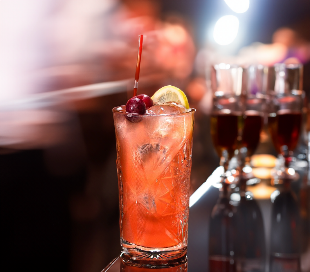 Singapore Sling Cocktail Recipe with Bols Cherry Brandy and Triple Sec Products