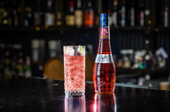 Singapore Sling Cocktail Recipe with Bols Cherry Brandy and Triple Sec Products