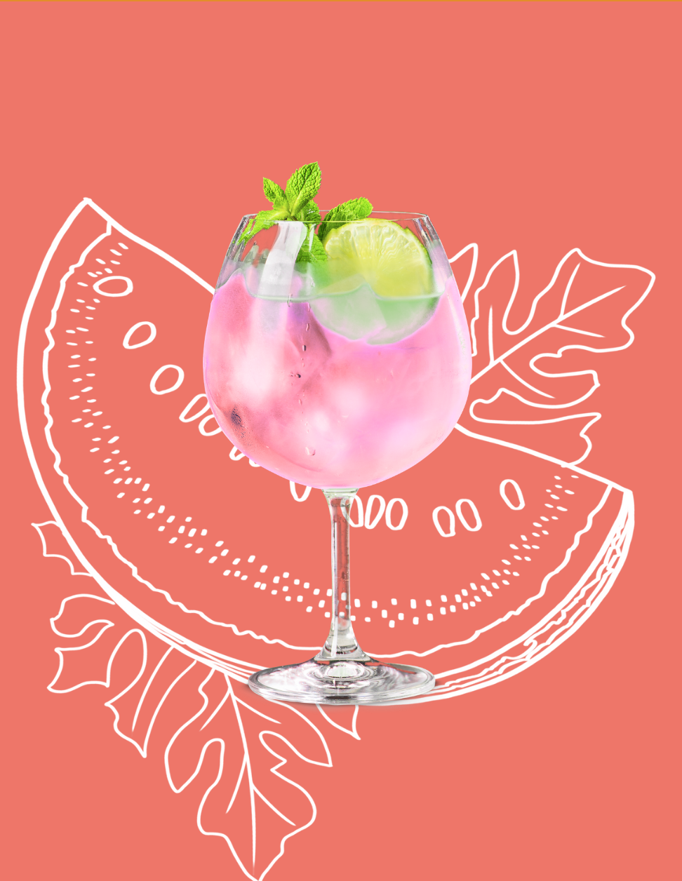 Watermelon Spritz Cocktail Recipe with Bols Watermelon Products