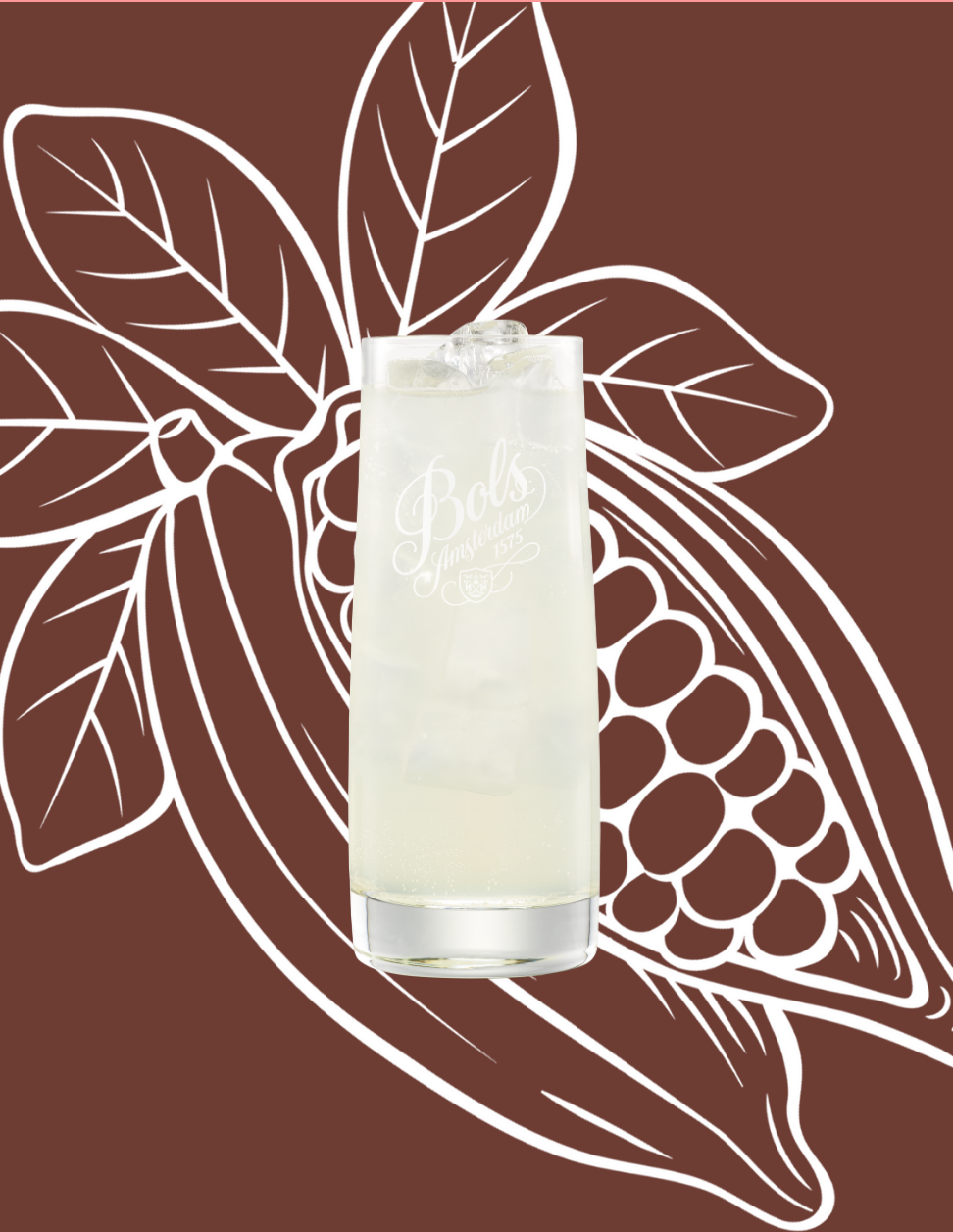 White Cacao Easy Mix Cocktail Recipe with Bols Cacao White Products