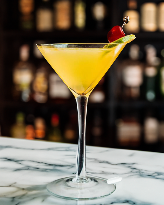 Yellowbird Cocktail Recipe with Bols Banana and Apricot Brandy Products