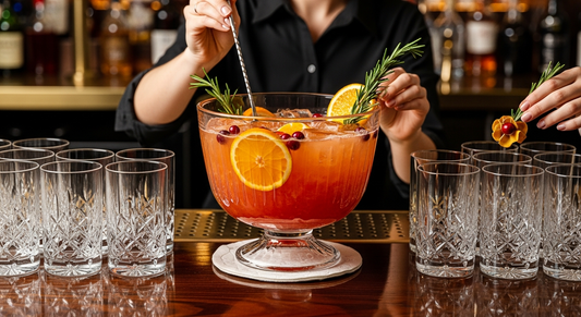 how to make an large batch cocktails: how to make drinks for a crowd without the stress