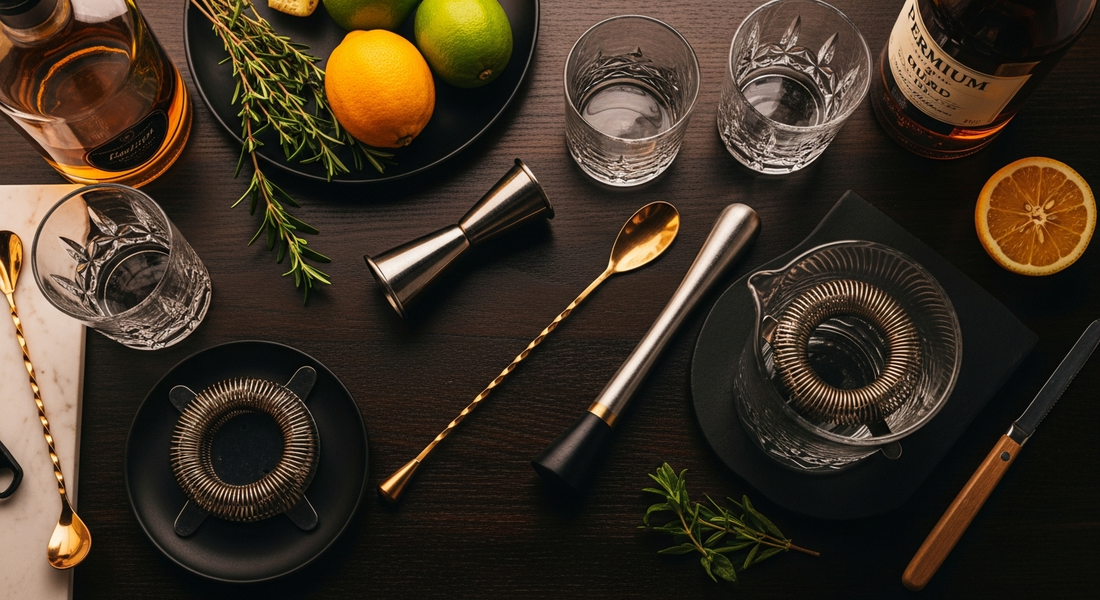 Essential bar tools explained: jigger, muddler, strainer and more