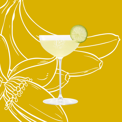 Banana Daiquiri Cocktail Recipe with Bols Banana Products 