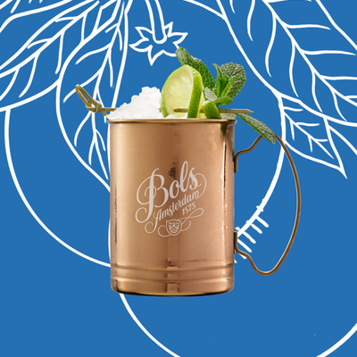 Blue Curacao Mule Cocktail Recipe with Bols Blue Curacao Products 