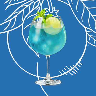 Blue Curacao Spritz Cocktail Recipe with Bols Blue Curacao Products 