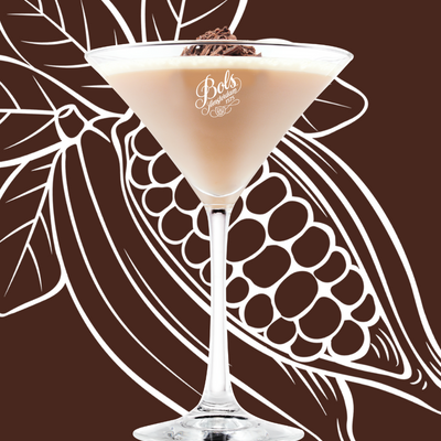 Brandy Alexander Cocktail Recipe with Bols Cacao Brown Products