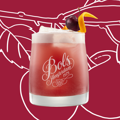 Cherry Sour Cocktail Recipe with Bols Cherry Brandy Products