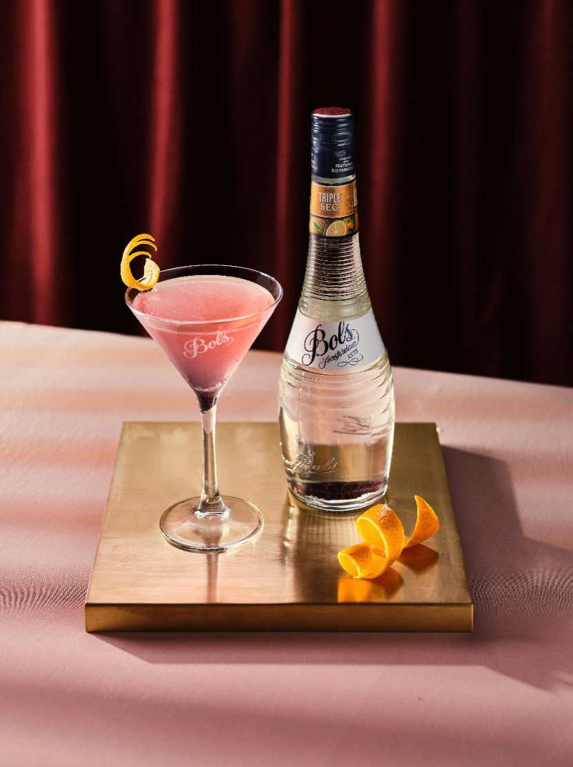 Cosmopolitan Cocktail Recipe with Bols Triple Sec and Vodka Products