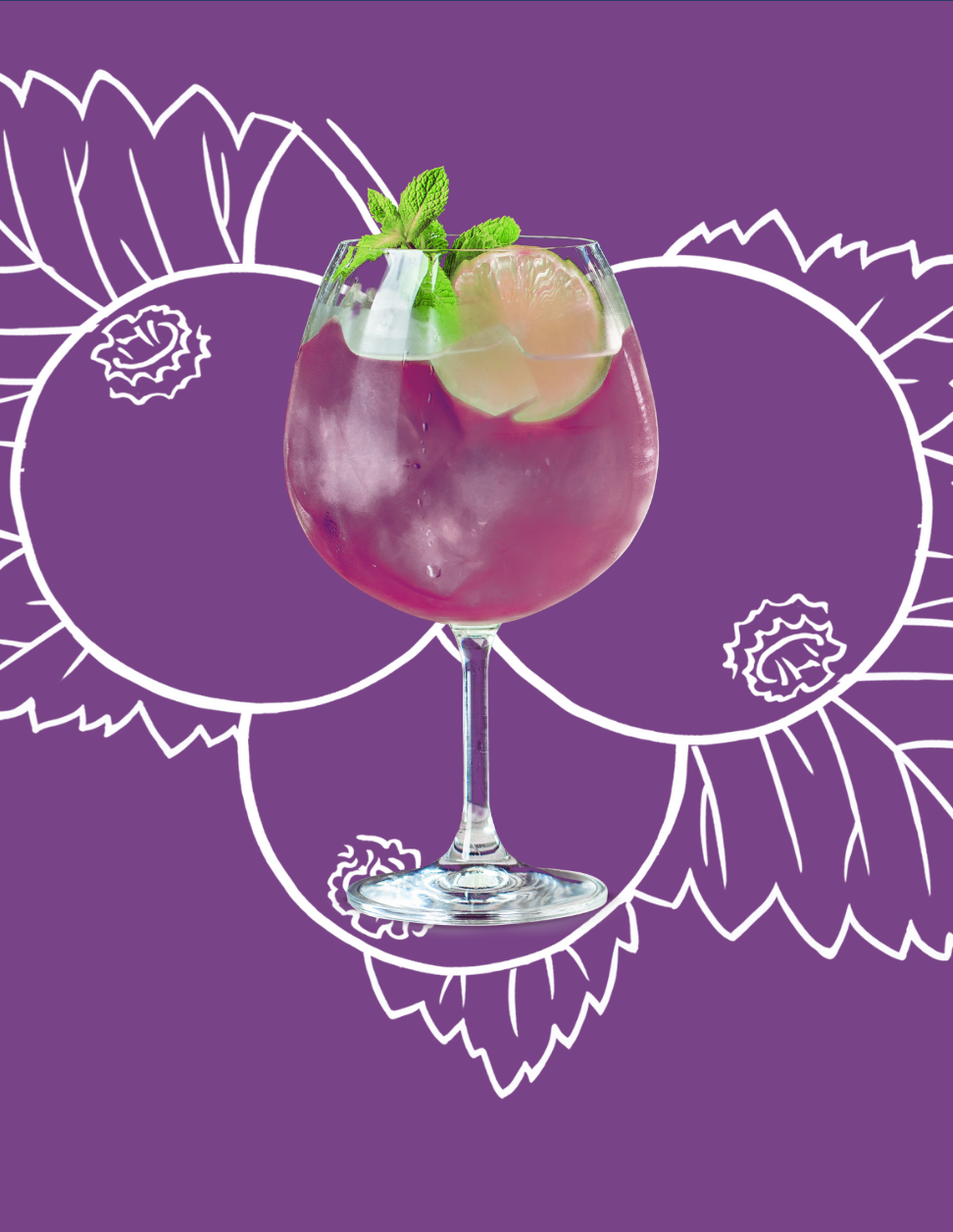 Crème de Cassis​ Spritz Cocktail Recipe with Bols Crème de Cassis​ Products