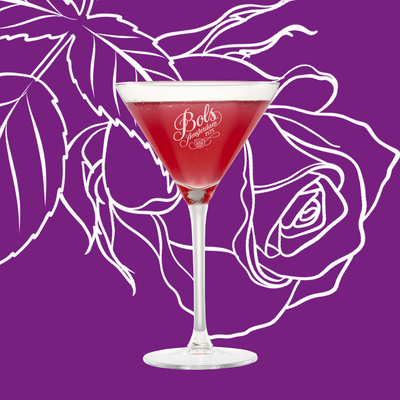 English Rose Cocktail Recipe with Bols Parfait Amour Products